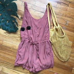 Dusty Rose Romper